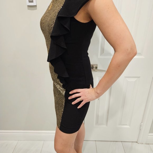 Beautifull Gold Evening Dress - Picture 4 of 6